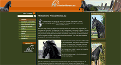 Desktop Screenshot of friesianhorses.eu